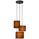 Lucide MAYA - Hanglamp - Ø 46 cm - 3xE27 - Zwart Lucide MAYA - Hanglamp - Ø 46 cm - 3xE27 - Zwart