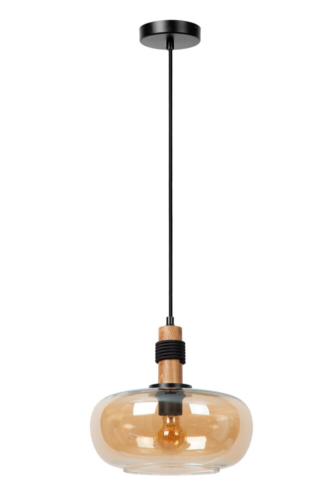 Lucide ILONA - Hanglamp - Ø 30 cm - 1xE27 - Amber