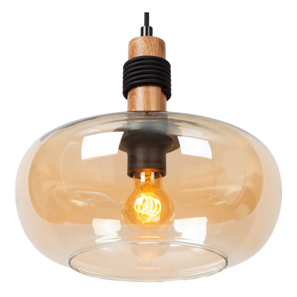 Lucide ILONA - Hanglamp - Ø 30 cm - 1xE27 - Amber