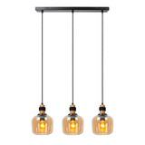 Lucide ILONA - Hanglamp - 3xE27 - Amber Lucide ILONA - Hanglamp - 3xE27 - Amber