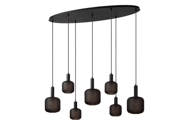 Lucide ELOISE - Hanglamp - 7xE27 - Zwart Lucide ELOISE - Hanglamp - 7xE27 - Zwart