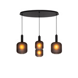 Lucide ELOISE - Hanglamp - 4xE27 - Zwart Lucide ELOISE - Hanglamp - 4xE27 - Zwart