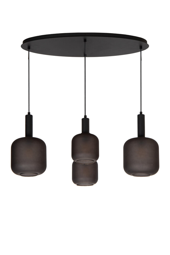 Lucide ELOISE - Hanglamp - 4xE27 - Zwart Lucide ELOISE - Hanglamp - 4xE27 - Zwart