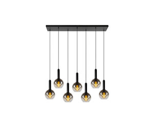Lucide MARIUS - Hanglamp - 7xE27 - Zwart Lucide MARIUS - Hanglamp - 7xE27 - Zwart