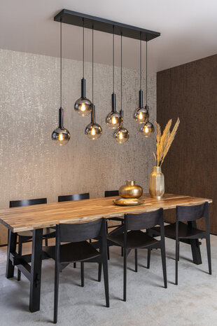 Lucide MARIUS - Hanglamp - 7xE27 - Zwart Lucide MARIUS - Hanglamp - 7xE27 - Zwart
