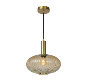 Lucide MALOTO - Hanglamp - Ø 30 cm - 1xE27 - Amber Lucide MALOTO - Hanglamp - Ø 30 cm - 1xE27 - Amber
