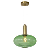Lucide MALOTO - Hanglamp - Ø 30 cm - 1xE27 - Groen Lucide MALOTO - Hanglamp - Ø 30 cm - 1xE27 - Groen