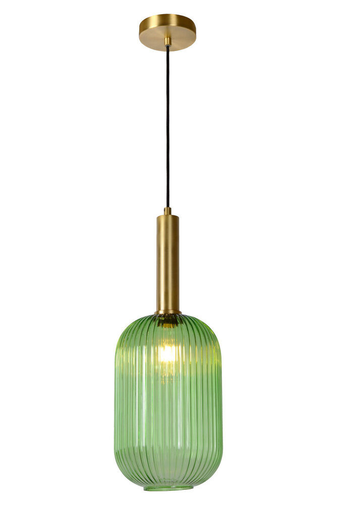 Lucide MALOTO - Hanglamp - Ø 20 cm - 1xE27 - Groen Lucide MALOTO - Hanglamp - Ø 20 cm - 1xE27 - Groen
