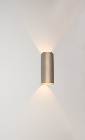 Artdelight Wandlamp Brody 2 lichts H 18 cm champagne Artdelight Wandlamp Brody 2 lichts H 18 cm champagne