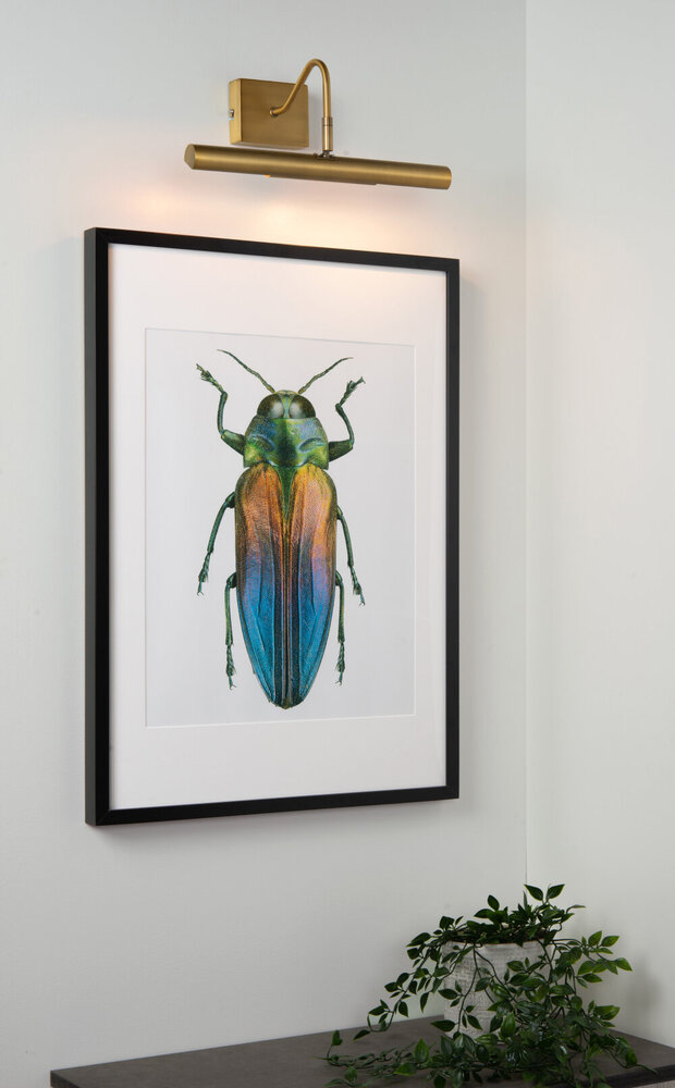 Lucide VINZ - Schilderijverlichting - 2xG9 - Mat Goud / Messing Lucide VINZ - Schilderijverlichting - 2xG9 - Mat Goud / Messing