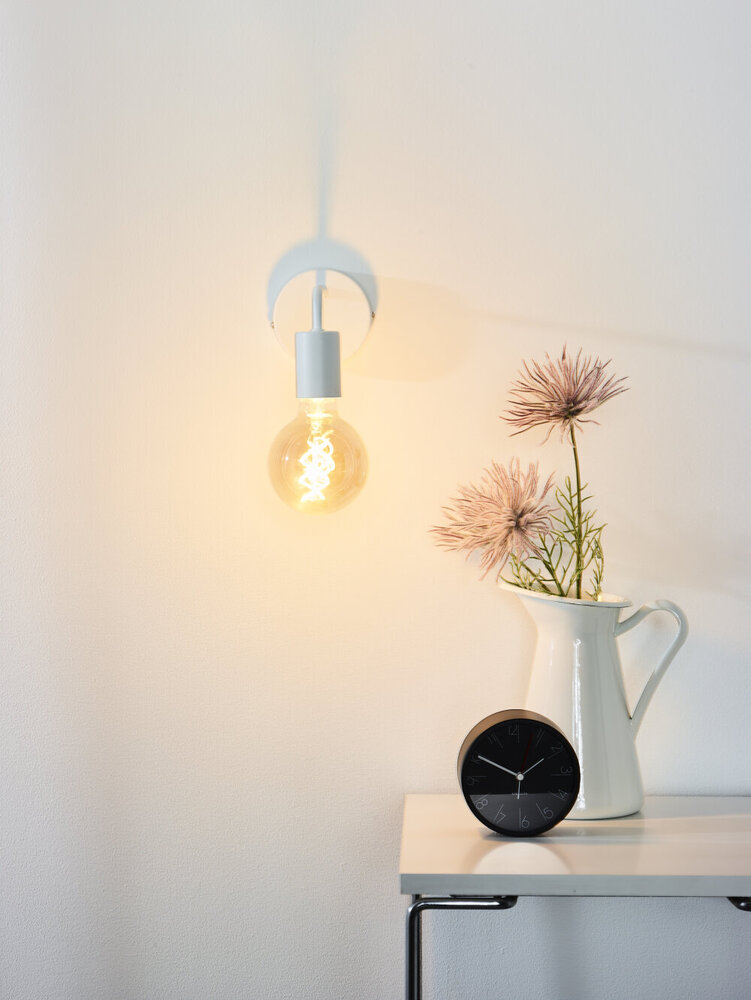 Lucide SCOTT - Wandlamp - 1xE27 - Wit Lucide SCOTT - Wandlamp - 1xE27 - Wit
