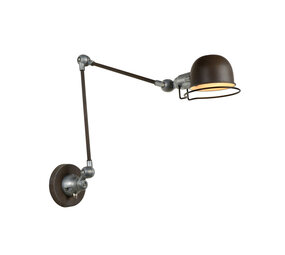 Lucide HONORE - Wandlamp - 1xE14 - Roest bruin Lucide HONORE - Wandlamp - 1xE14 - Roest bruin