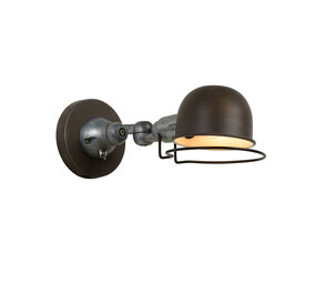 Lucide HONORE - Wandlamp - 1xE14 - Roest bruin Lucide HONORE - Wandlamp - 1xE14 - Roest bruin