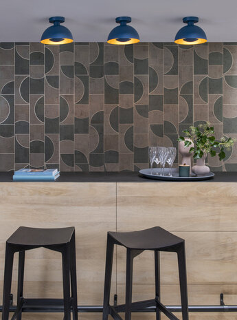 Lucide SIEMON - Plafonnière - Ø 25 cm - 1xE27 - Blauw Lucide SIEMON - Plafonnière - Ø 25 cm - 1xE27 - Blauw