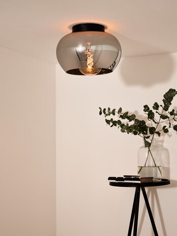 Lucide JUDI - Plafonnière - Ø 30,5 cm - 1xE27 - Fumé Lucide JUDI - Plafonnière - Ø 30,5 cm - 1xE27 - Fumé