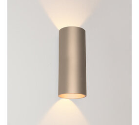 Artdelight Wandlamp Brody 2 lichts H 18 cm champagne Artdelight Wandlamp Brody 2 lichts H 18 cm champagne