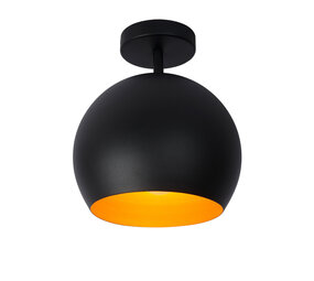 Lucide BINK - Plafonnière - Ø 24,5 cm - 1xE27 - Zwart