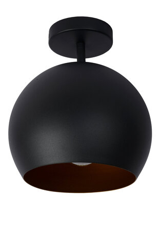 Lucide BINK - Plafonnière - Ø 24,5 cm - 1xE27 - Zwart