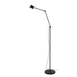 Lucide MILNE - Vloerlamp - LED Dimb. - 1x8W 2700K - Zwart Lucide MILNE - Vloerlamp - LED Dimb. - 1x8W 2700K - Zwart