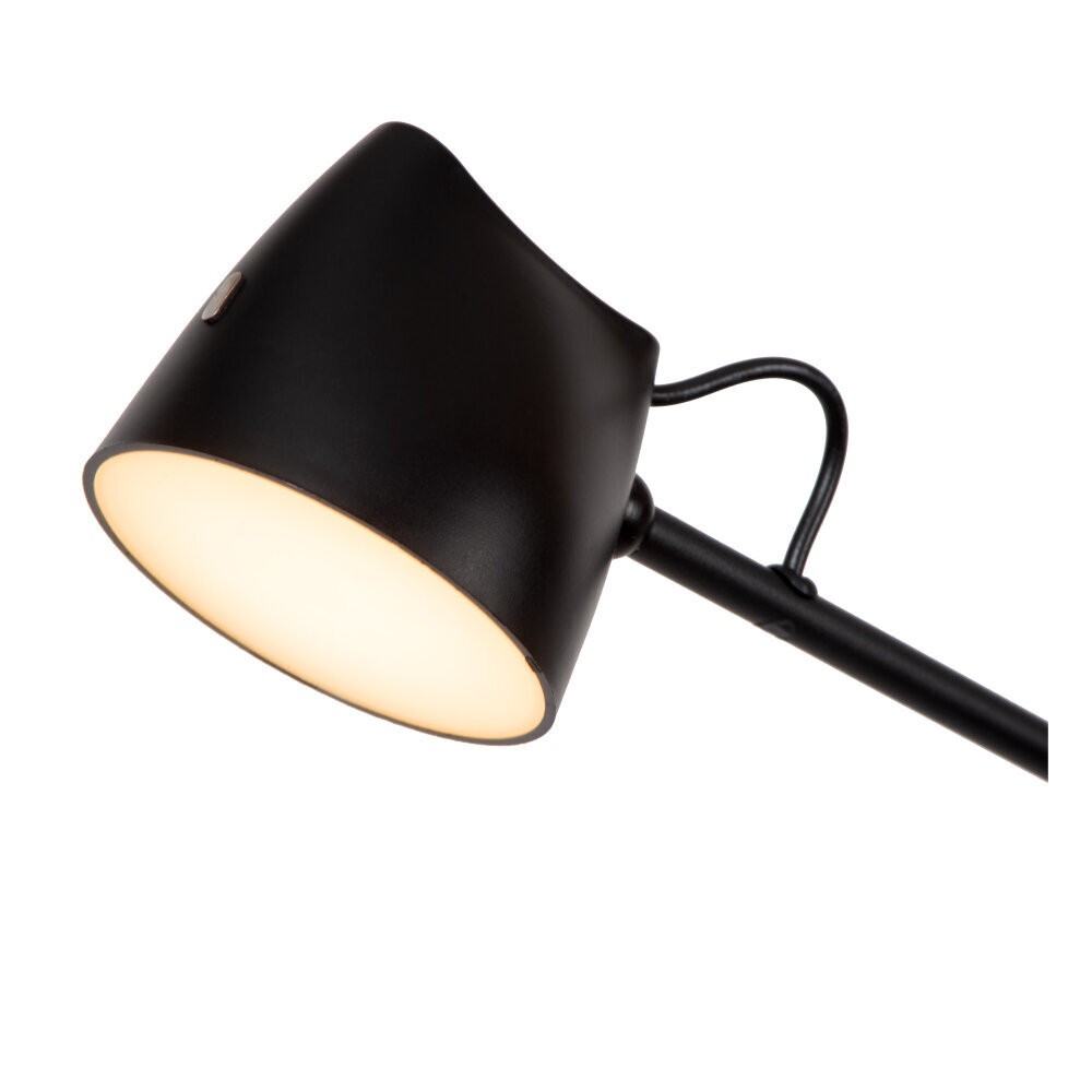 Lucide MILNE - Vloerlamp - LED Dimb. - 1x8W 2700K - Zwart Lucide MILNE - Vloerlamp - LED Dimb. - 1x8W 2700K - Zwart