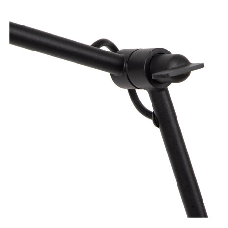 Lucide MILNE - Vloerlamp - LED Dimb. - 1x8W 2700K - Zwart Lucide MILNE - Vloerlamp - LED Dimb. - 1x8W 2700K - Zwart