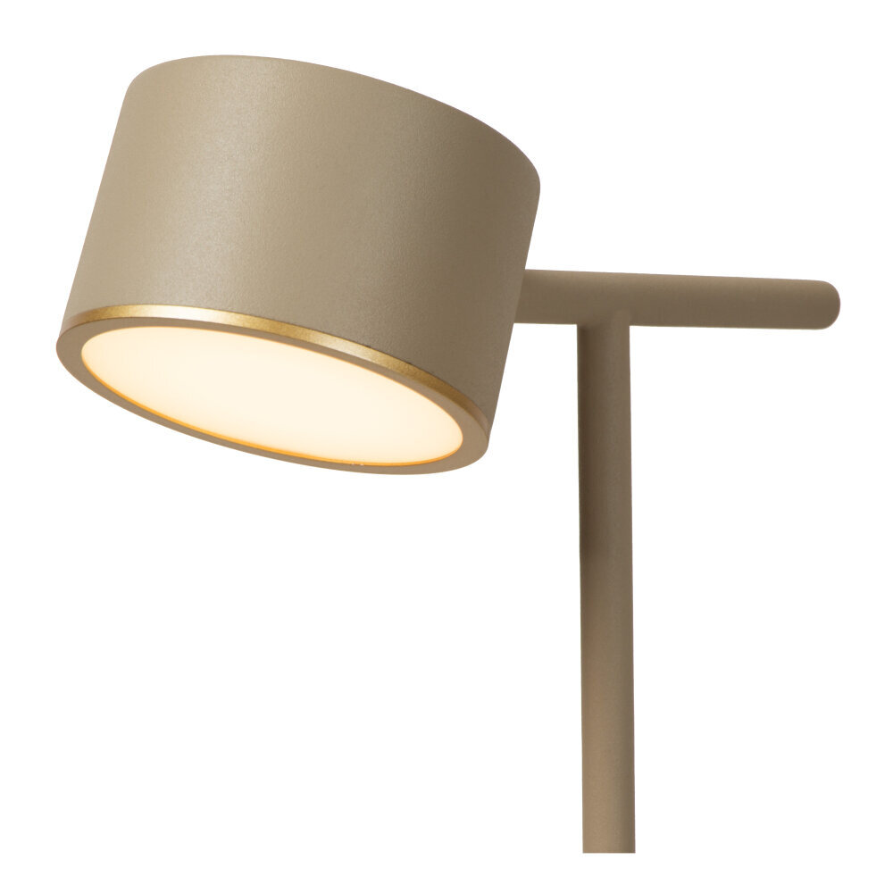 Lucide GIAN - Tafellamp - LED Dimb. - 1x9W 2700K - Taupe Lucide GIAN - Tafellamp - LED Dimb. - 1x9W 2700K - Taupe