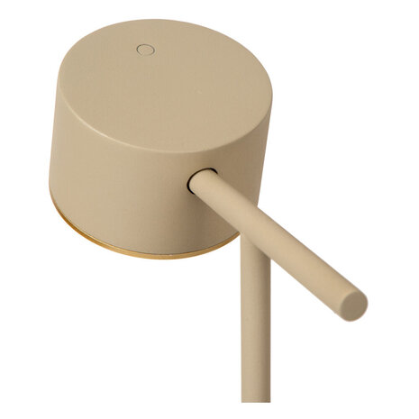 Lucide GIAN - Tafellamp - LED Dimb. - 1x9W 2700K - Taupe Lucide GIAN - Tafellamp - LED Dimb. - 1x9W 2700K - Taupe