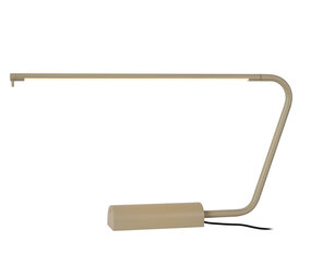 Lucide MADISON - Bureaulamp - LED Dimb. - 1x9W 2700K - Taupe