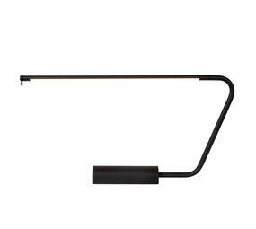 Lucide MADISON - Bureaulamp - LED Dimb. - 1x9W 2700K - Zwart