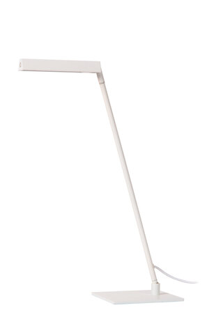 Lucide LAVALE - Bureaulamp - LED Dimb. - 1x3W 2700K - Wit Lucide LAVALE - Bureaulamp - LED Dimb. - 1x3W 2700K - Wit