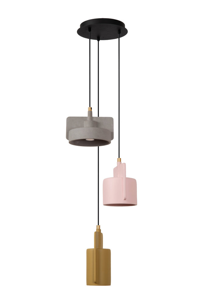 Lucide NINJA - Hanglamp - 3xE27 - Multicolor Lucide NINJA - Hanglamp - 3xE27 - Multicolor