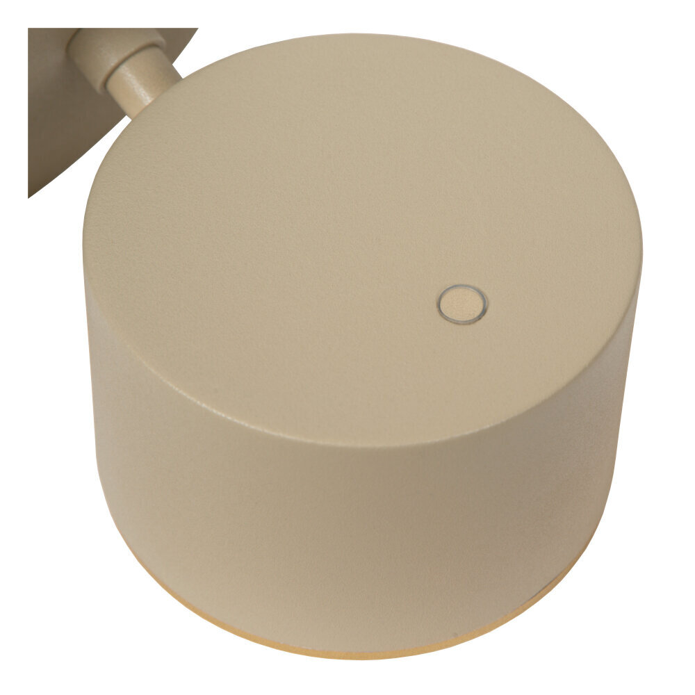 Lucide GIAN - Wandlamp - LED Dimb. - 1x9W 2700K - Taupe Lucide GIAN - Wandlamp - LED Dimb. - 1x9W 2700K - Taupe