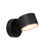 Lucide GIAN - Wandlamp - LED Dimb. - 1x9W 2700K - Zwart Lucide GIAN - Wandlamp - LED Dimb. - 1x9W 2700K - Zwart
