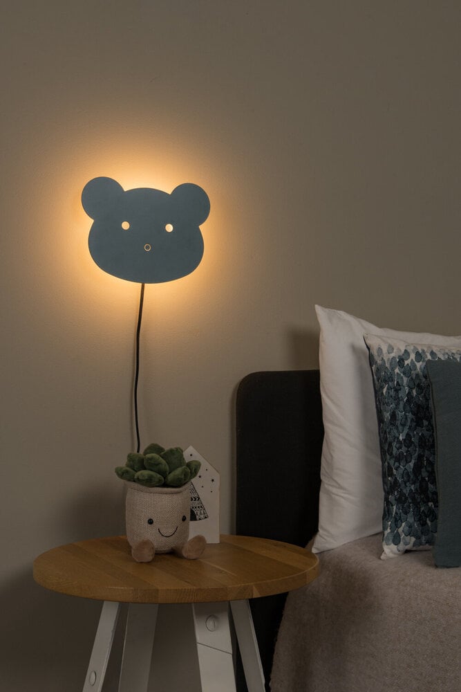 Lucide CHARLIE - Wandlamp Kinderkamer - LED Dimb. - 1x7W 2700K - Blauw Lucide CHARLIE - Wandlamp Kinderkamer - LED Dimb. - 1x7W 2700K - Blauw