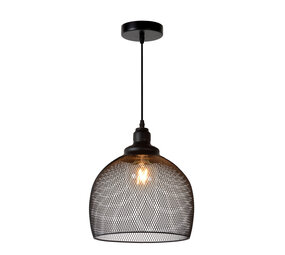 Lucide MESH - Hanglamp - Ø 28 cm - 1xE27 - Zwart Lucide MESH - Hanglamp - Ø 28 cm - 1xE27 - Zwart