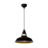 Lucide BRASSY-BIS - Hanglamp - Ø 31 cm - 1xE27 - Zwart Lucide BRASSY-BIS - Hanglamp - Ø 31 cm - 1xE27 - Zwart