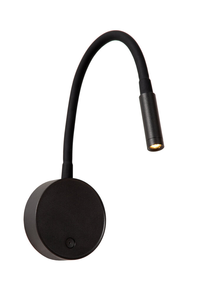 Lucide ASJA - Oplaadbare Wandspot / Wandlamp - Accu/Batterij - LED 3 StepDim - 1x3W 2700K - Zwart - Premium Lucide ASJA - Oplaadbare Wandspot / Wandlamp - Accu/Batterij - LED 3 StepDim - 1x3W 2700K - Zwart - Premium