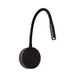 Lucide ASJA - Oplaadbare Wandspot / Wandlamp - Accu/Batterij - LED 3 StepDim - 1x3W 2700K - Zwart - Premium Lucide ASJA - Oplaadbare Wandspot / Wandlamp - Accu/Batterij - LED 3 StepDim - 1x3W 2700K - Zwart - Premium