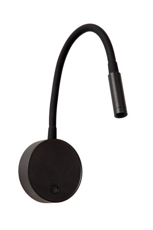 Lucide ASJA - Oplaadbare Wandspot / Wandlamp - Accu/Batterij - LED 3 StepDim - 1x3W 2700K - Zwart - Premium Lucide ASJA - Oplaadbare Wandspot / Wandlamp - Accu/Batterij - LED 3 StepDim - 1x3W 2700K - Zwart - Premium