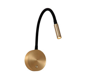 Lucide ASJA - Oplaadbare Wandspot / Wandlamp - Accu/Batterij - LED 3 StepDim - 1x3W 2700K - Mat Goud / Messing - Premium Lucide ASJA - Oplaadbare Wandspot / Wandlamp - Accu/Batterij - LED 3 StepDim - 1x3W 2700K - Mat Goud / Messing - Premium