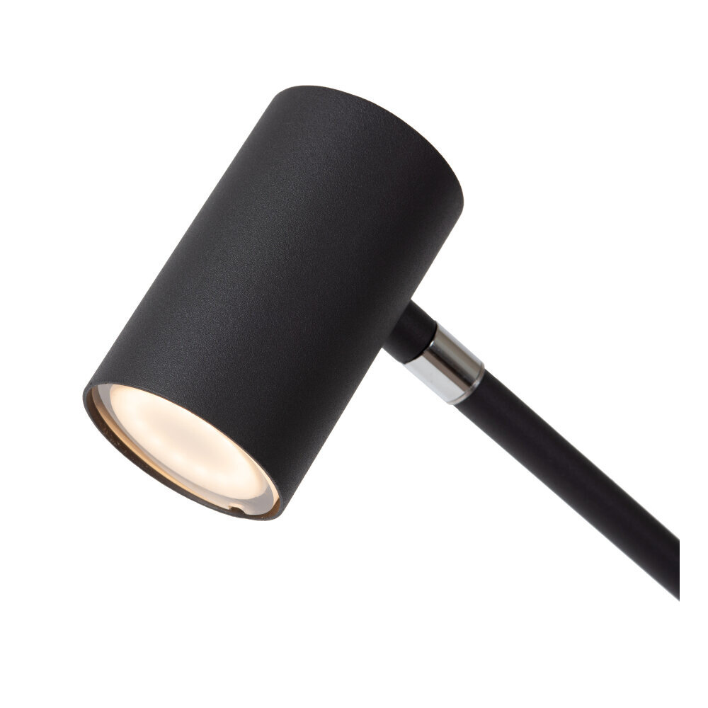 Lucide TIPIK - Oplaadbare Vloerlamp - Accu/Batterij - LED 3 StepDim - 1x3W 2700K - Zwart