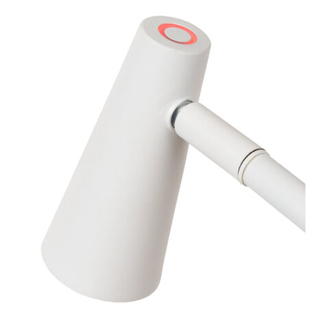 Lucide STIRLING - Oplaadbare Vloerlamp - Accu/Batterij - LED 3 StepDim - 1x3W 2700K - Wit Lucide STIRLING - Oplaadbare Vloerlamp - Accu/Batterij - LED 3 StepDim - 1x3W 2700K - Wit