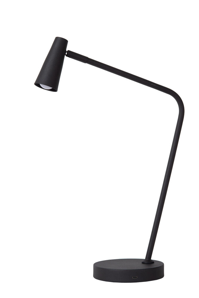 Lucide STIRLING - Oplaadbare Bureaulamp - Accu/Batterij - LED 3 StepDim - 1x3W 2700K - Zwart Lucide STIRLING - Oplaadbare Bureaulamp - Accu/Batterij - LED 3 StepDim - 1x3W 2700K - Zwart