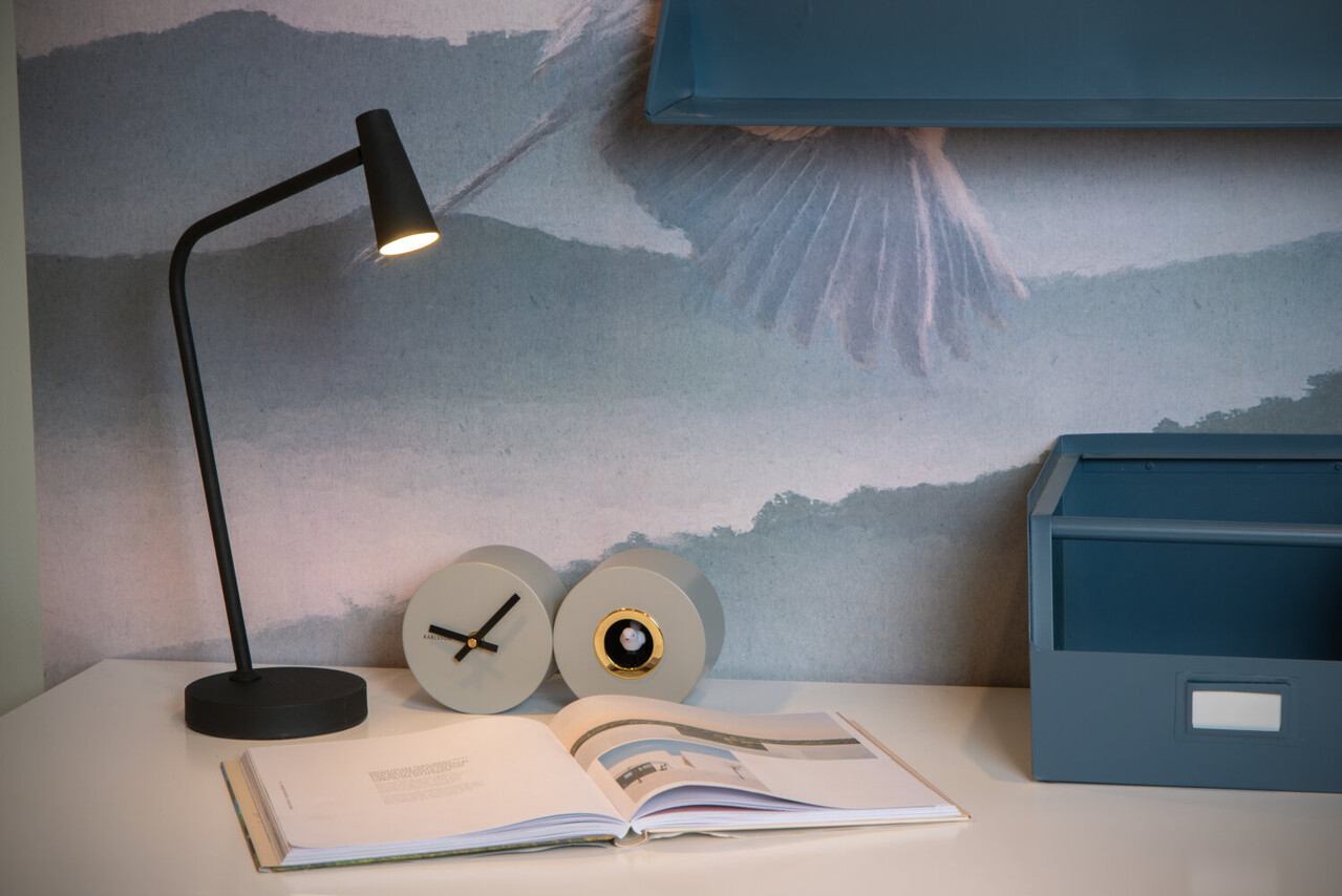 Lucide STIRLING - Oplaadbare Bureaulamp - Accu/Batterij - LED 3 StepDim - 1x3W 2700K - Zwart Lucide STIRLING - Oplaadbare Bureaulamp - Accu/Batterij - LED 3 StepDim - 1x3W 2700K - Zwart