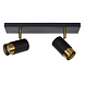 Lucide FLORIS - Plafondspot - 2xGU10 (MR16) - Zwart Lucide FLORIS - Plafondspot - 2xGU10 (MR16) - Zwart