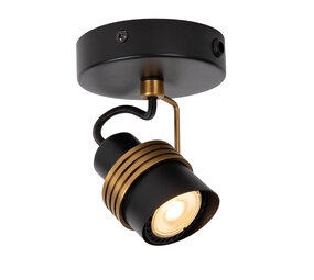 Lucide TUNDRAN - Plafondspot - 1xGU10 - Zwart Lucide TUNDRAN - Plafondspot - 1xGU10 - Zwart