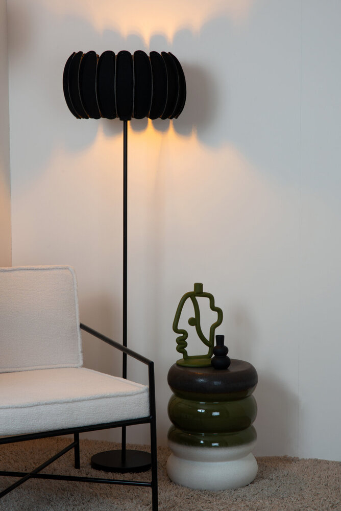 Lucide SPENCER - Vloerlamp - Ø 40 cm - 1xE27 - Zwart Lucide SPENCER - Vloerlamp - Ø 40 cm - 1xE27 - Zwart