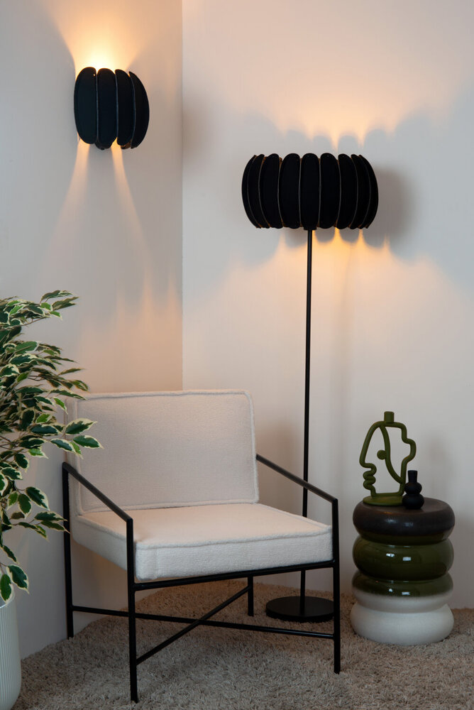 Lucide SPENCER - Vloerlamp - Ø 40 cm - 1xE27 - Zwart Lucide SPENCER - Vloerlamp - Ø 40 cm - 1xE27 - Zwart