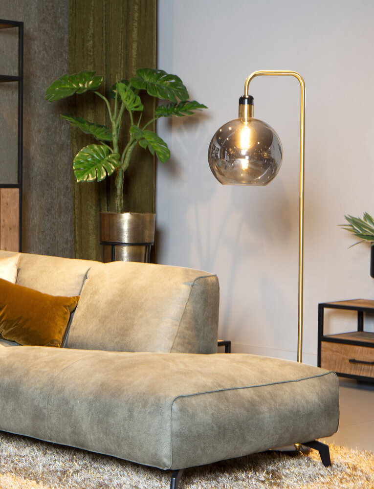 Lucide JULIUS - Vloerlamp - Ø 28 cm - 1xE27 - Fumé Lucide JULIUS - Vloerlamp - Ø 28 cm - 1xE27 - Fumé