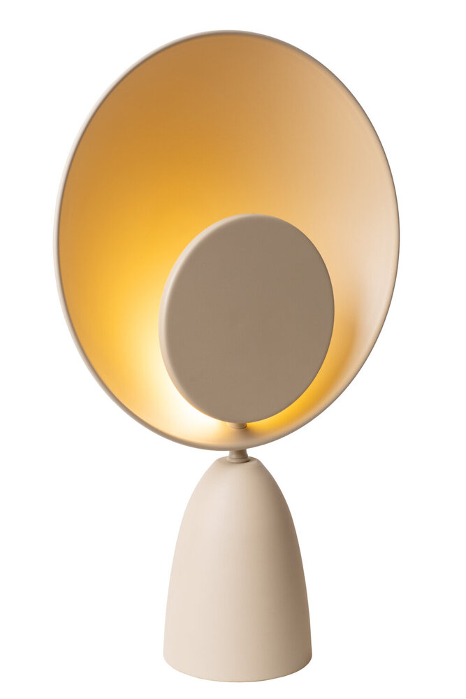 Lucide CASTAMAR - Tafellamp - Ø 25,5 cm - LED - 1x8W 2100K - Taupe Lucide CASTAMAR - Tafellamp - Ø 25,5 cm - LED - 1x8W 2100K - Taupe